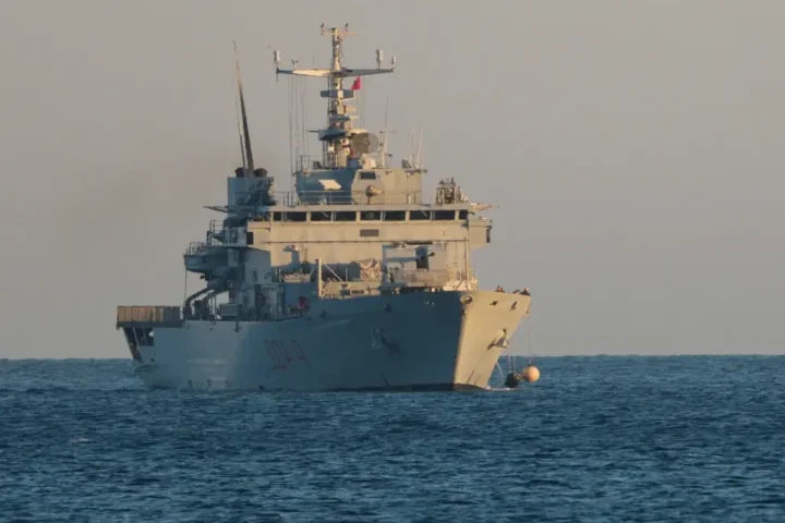 Italian Ship with Migrants