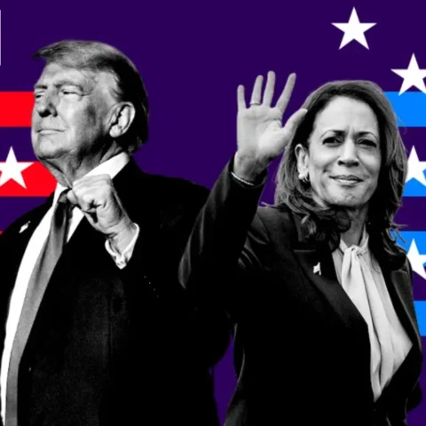 Kamala Harris vs. Donald Trump in one frame