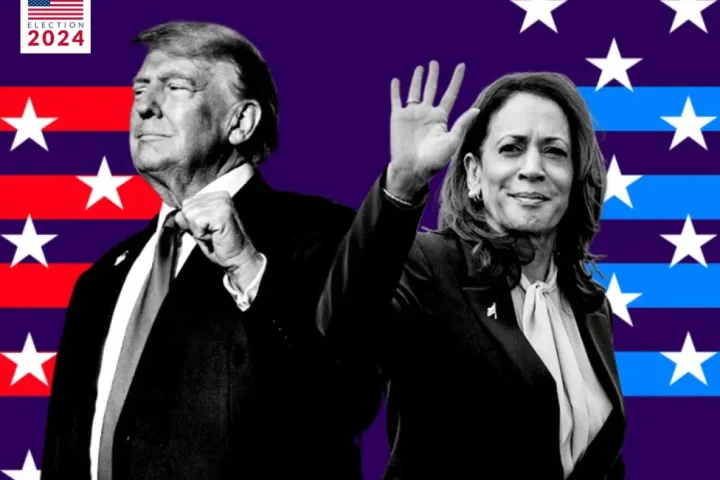 Kamala Harris vs. Donald Trump in one frame