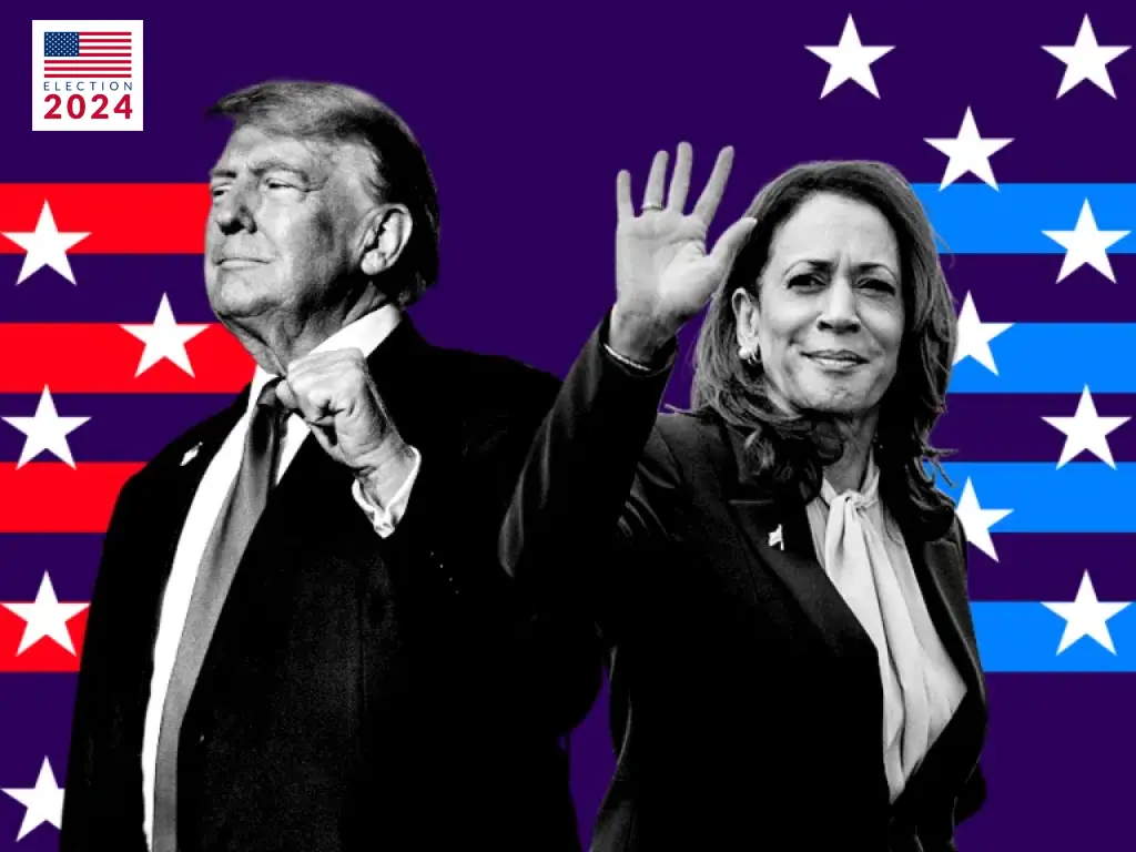 Kamala Harris vs. Donald Trump in one frame