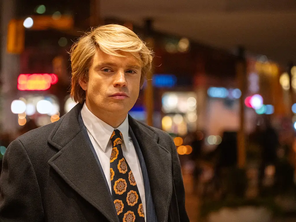 actor Sebastian Stan as Donald Trump