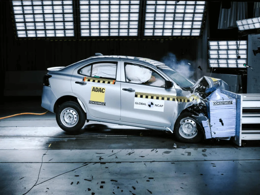 2024 Maruti Suzuki Dzire Front Crash Test