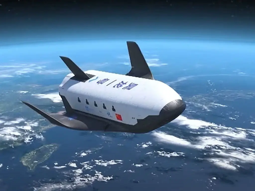 Haolong Reusable Space Shuttle in the air