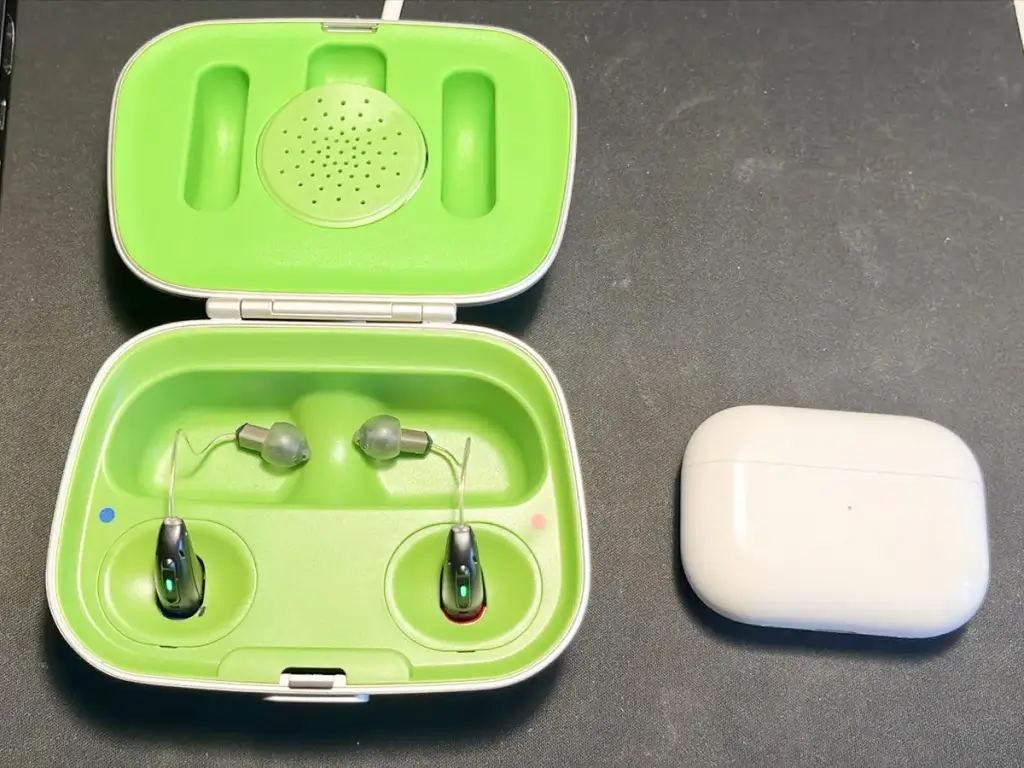 Hear aid and airpod