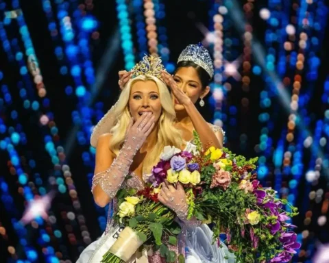 Victoria Kjaer Theilvig Winner of Miss Universe 2024 with crown